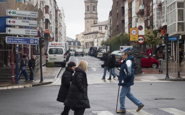 El giro a Portal del Rey desde la calle Francia, quedará prohibido por las obras desde el lunes