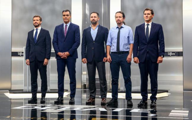 Un momento del debate electoral celebrado en noviembre de 2019. Un momento del debate electoral celebrado en noviembre de 2019.
