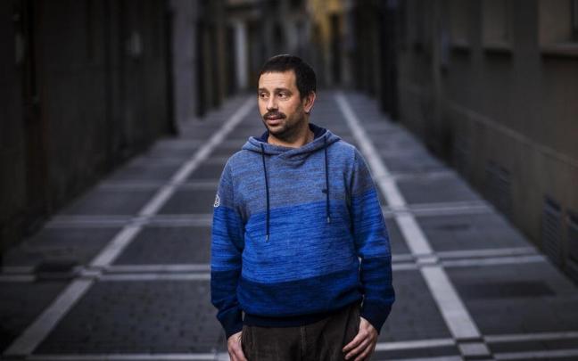Jorge Txokarro, de la Red de Personas Torturadas de Navarra. Jorge Txokarro, de la Red de Personas Torturadas de Navarra.