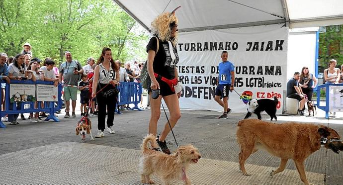 Imagen del desfile canino.