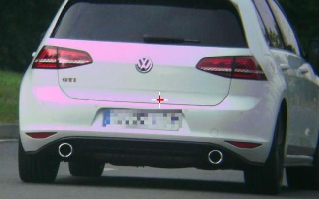 El coche infractor, facilitado por la Policía Local. El coche infractor, facilitado por la Policía Local.