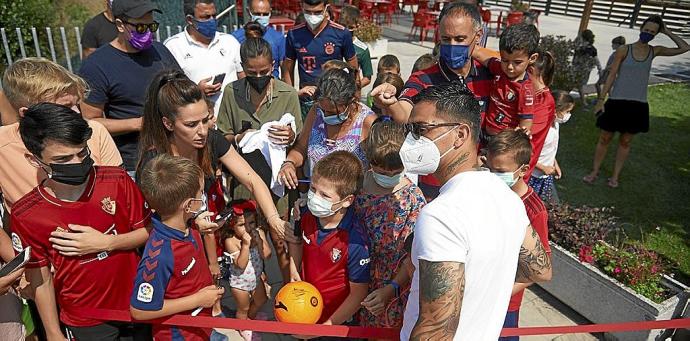 El jugador de Osasuna, Chimy Ávila, fue uno de los más reclamados entre los participantes.