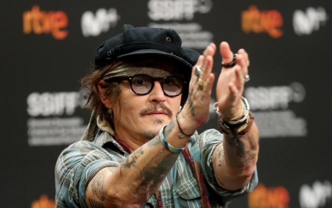 El actor Johnny Depp, este miércoles en Donostia. El actor Johnny Depp, este miércoles en Donostia.