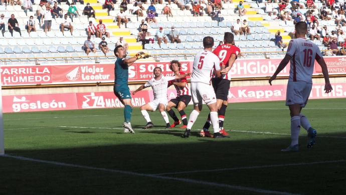 Un momento del partido.