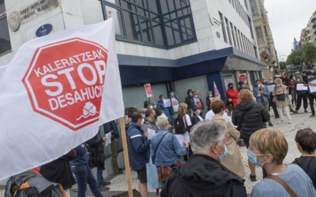 Concentración de Stop Desahucios.