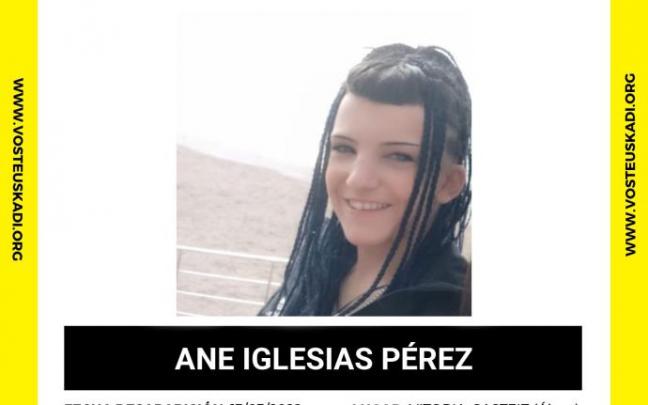 Cartel de la joven de Vitoria desaparecida