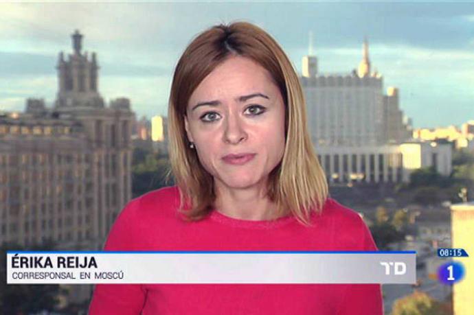 Érika Reija, corresponsal de TVE en Moscú desde 2017.