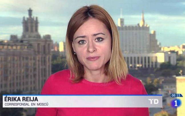 Érika Reija, corresponsal de TVE en Moscú desde 2017.