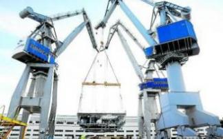 Astilleros de Navantia en la Bahía de Cádiz. Foto: E.P. Astilleros de Navantia en la Bahía de Cádiz. Foto: E.P.