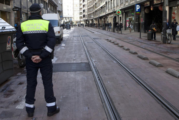 Un agente de la Policía Local.