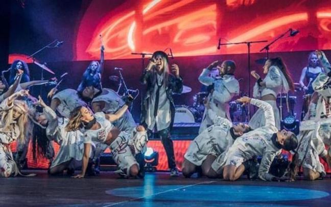 Un momento del espect&aacute;culo Mecano Music Experience.