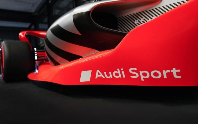 Prototipo de monoplaza de Fórmula 1 de Audi. Prototipo de monoplaza de Fórmula 1 de Audi.