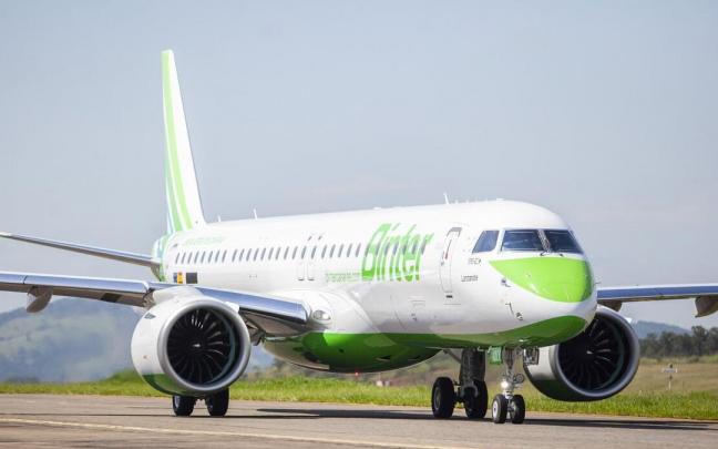 Una aeronave de Binter.