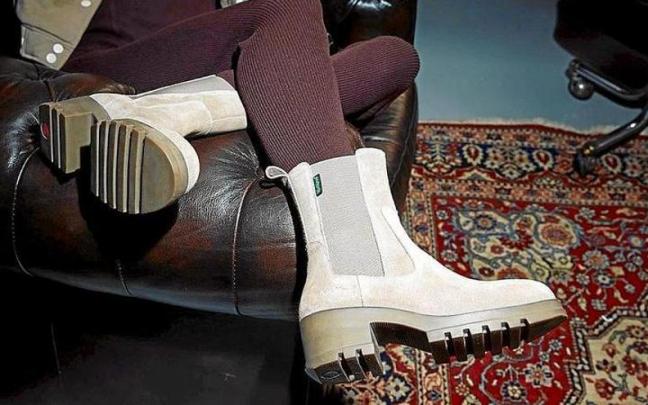 Un modelo de Kickers con suela track. Un modelo de Kickers con suela track.