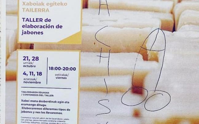 Imagen compartida por Laia Eskola de uno de los carteles