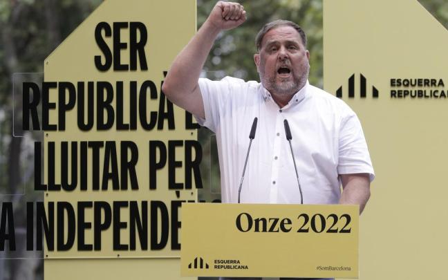 Oriol Junqueras interviene en un acto de ERC Oriol Junqueras interviene en un acto de ERC