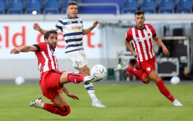 Raúl García en un partido de la pretemporada. Raúl García en un partido de la pretemporada.