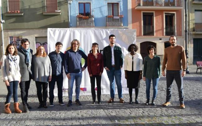 Los integrantes de la candidatura al Parlamento de Contigo/Zurekin. Los integrantes de la candidatura al Parlamento de Contigo/Zurekin.