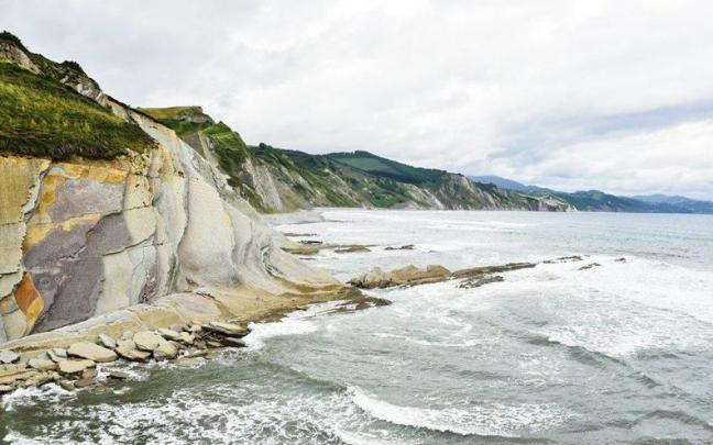 Imagen del flysch de Zumaia Imagen del flysch de Zumaia
