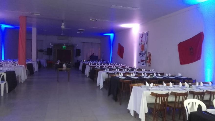 Interior del centro navarro, integrado por unos 300 socios.