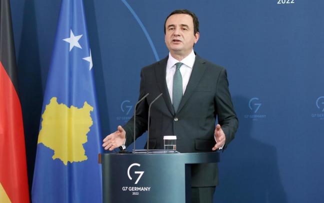 El primer ministro de Kosovo, Albin Kurti. El primer ministro de Kosovo, Albin Kurti.