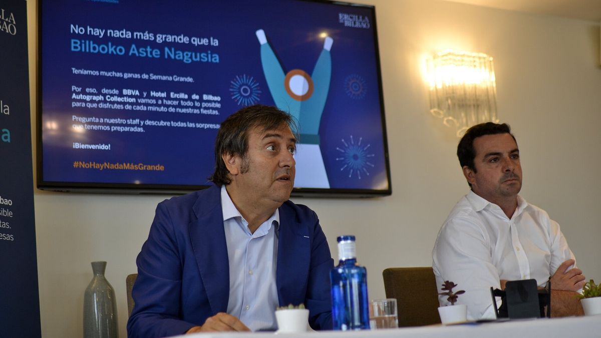 Rueda de prensa del Hotel Ercilla para presentar las actividades de Aste Nagusia