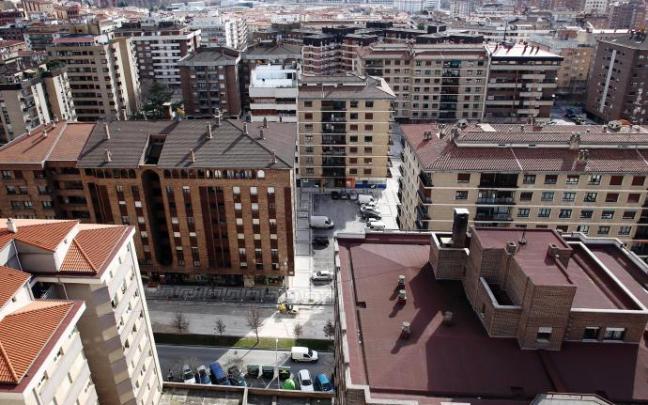 Vista aérea de Iturrama.