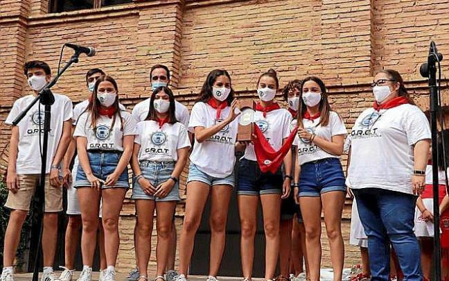 Alumnos de la escuela de La Anunciata.