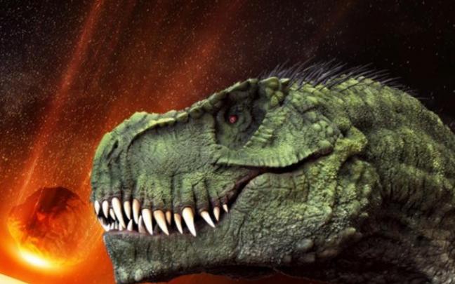 Uno de los dinosaurios de la exposición 'Dinosaurs Tour'.