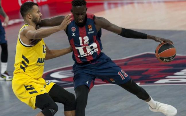 Ilimane Diop en un partido de esta temporada