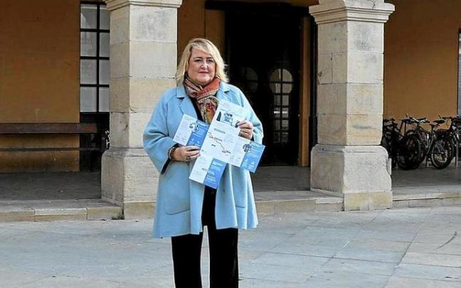 Oiarbide en las inmediaciones del Ayuntamiento de Beasain.