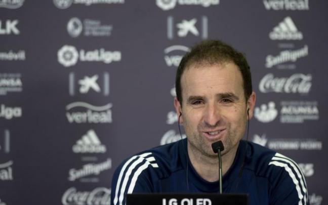 Jagoba Arrasate, en una conferencia de prensa.