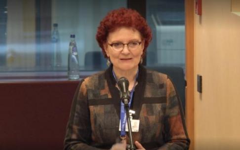 La directora del Centro Europeo para la Prevención y el Control de Enfermedades (ECDC), Andrea Ammon.