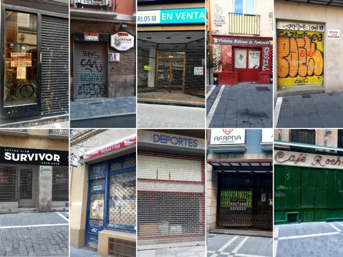 Pamplona: campaña del comercio local por su supervivencia