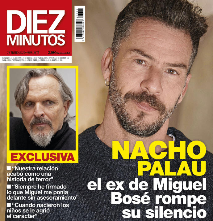 Nacho Palau, en la portada de la revista para la que ha hablado.