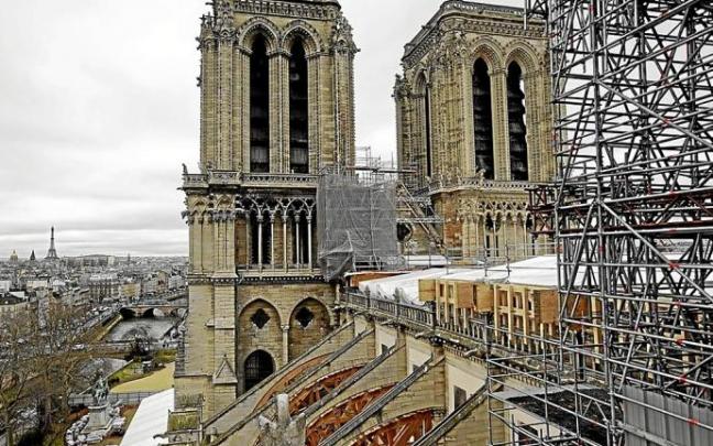 Una vista general de la catedral de Notre Dame. Foto: DMAX Una vista general de la catedral de Notre Dame. Foto: DMAX
