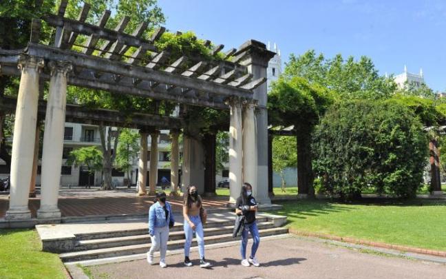 La pérgola del parque de Doña Casilda será rehabilitada. La pérgola del parque de Doña Casilda será rehabilitada.