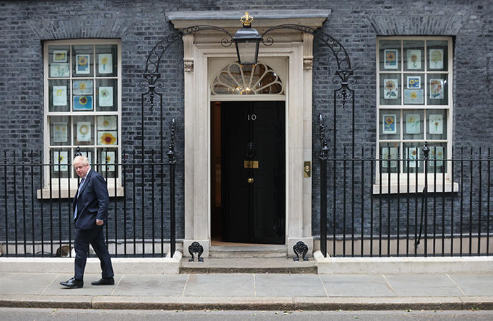 El número 10 de Downing Street.