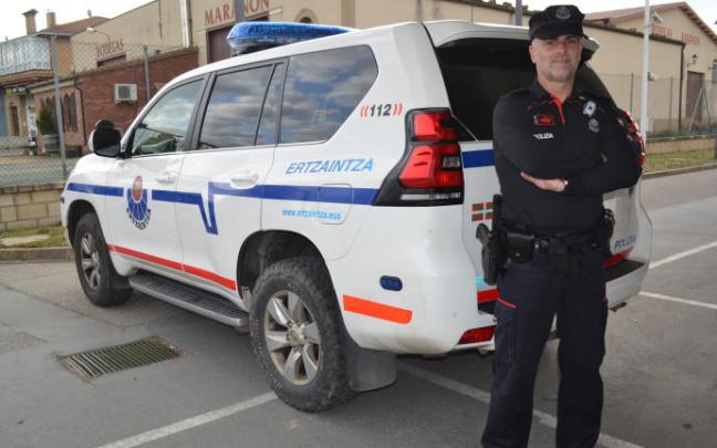 El ertzaina Juan Bosco Cuesta
