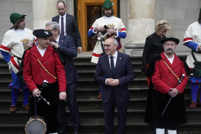 Ramiro González en el Zortziko.