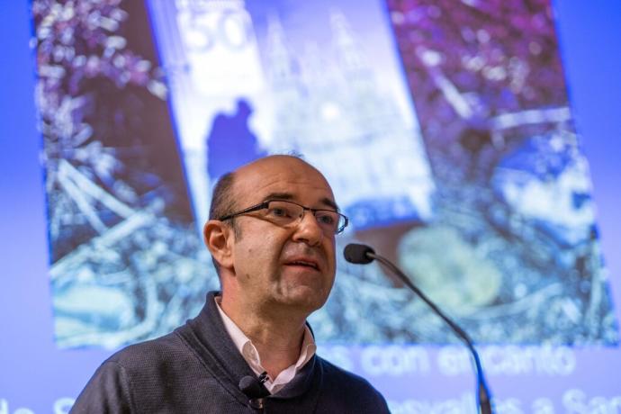 Carlos Menco, durante el acto de presentación de ayer.