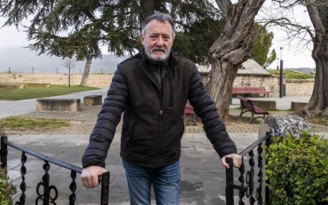 Patxi Leuza, portavoz de Geroa Bai en el ayuntamiento de Iruña. Patxi Leuza, portavoz de Geroa Bai en el ayuntamiento de Iruña.