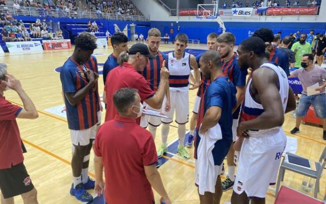 Dusko Ivanovic, durante un tiempo muerto ante el Fuenlabrada en el partido del 4 de septiembre Dusko Ivanovic, durante un tiempo muerto ante el Fuenlabrada en el partido del 4 de septiembre