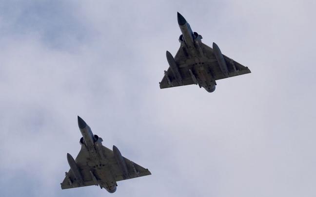 Cazas Mirage sobrevuelan zonas próximas a Taiwán