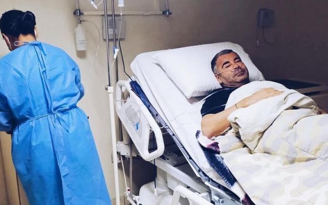 Jorge Javier Vázquez ingresado en un hospital de Perú.