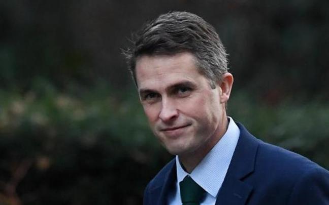 El ministro británico dimitido, Gavin Williamson