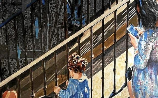 Hasta el pr&oacute;ximo d&iacute;a 31, la casa de Cultura de Labastida acoge las obras de las pintoras alavesas Amaya Camoeiras, Blanca Abajo Alda, Miren Elorrieta, Estibaliz Vera, Karol Fern&aacute;ndez Arberas y Marijo Lojo Escalante, quienes est&aacute