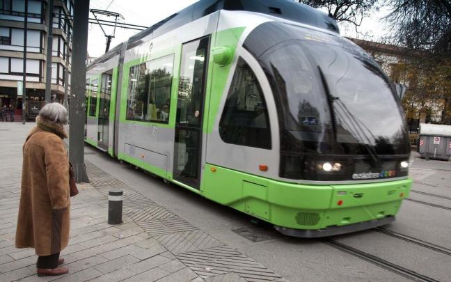 Tranvía de Vitoria.