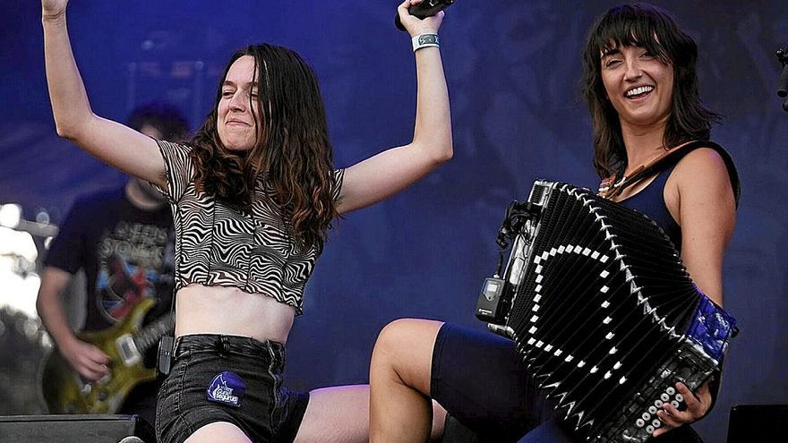 Imagen de la actuación de Huntza en Villava/Atarrabia.