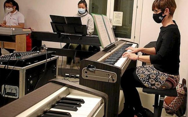 La escuela durante la pandemia en una foto de archivo. | FOTO: BERGASA